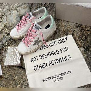 worn once hi star golden goose, size 38 European.